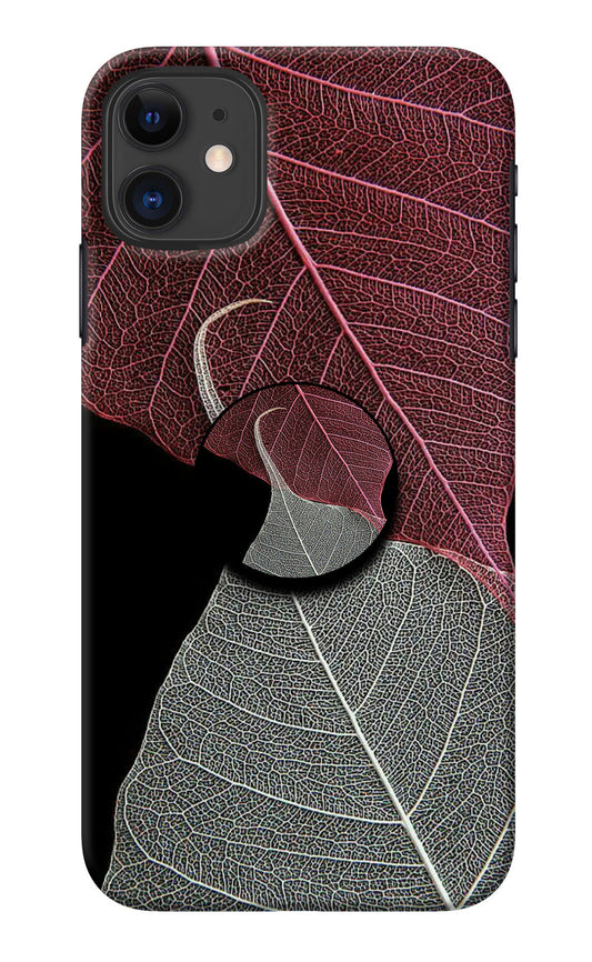 Leaf Pattern iPhone 11 Pop Case