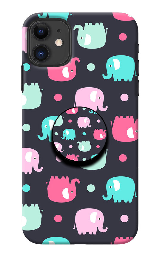 Baby Elephants iPhone 11 Pop Case
