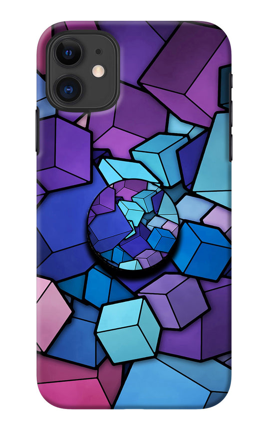 Cubic Abstract iPhone 11 Pop Case