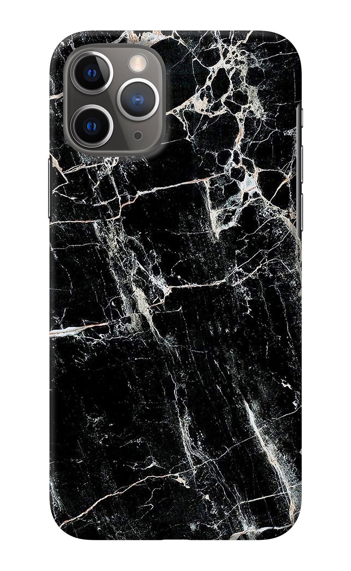 Black Marble Texture iPhone 11 Pro Back Cover