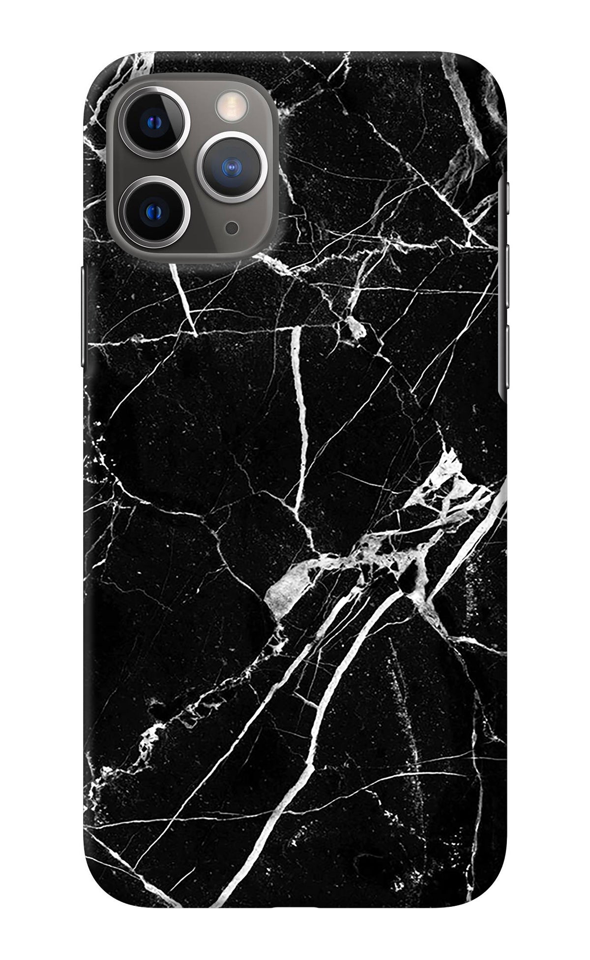 Black Marble Pattern iPhone 11 Pro Back Cover