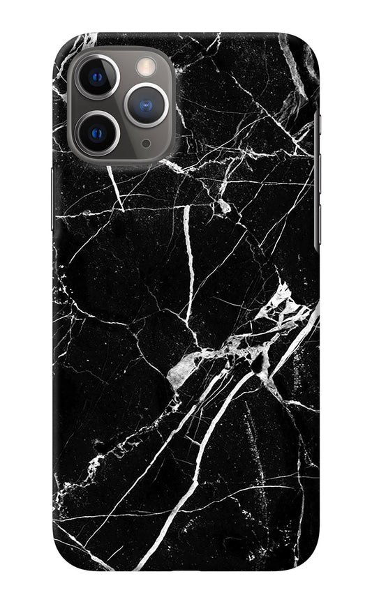 Black Marble Pattern iPhone 11 Pro Back Cover