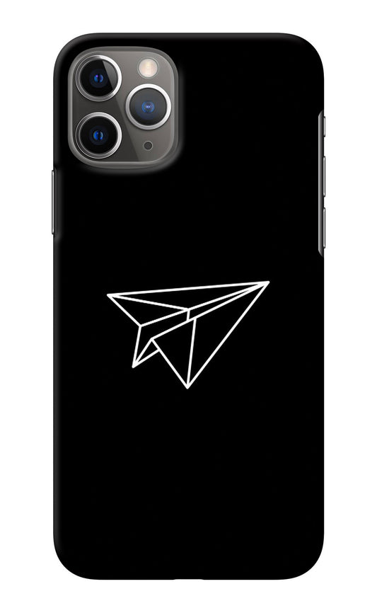 Paper Plane White iPhone 11 Pro Back Cover