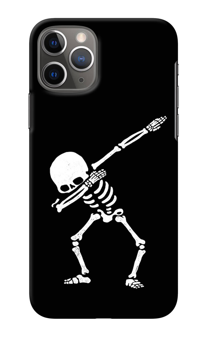 Dabbing Skeleton Art iPhone 11 Pro Back Cover