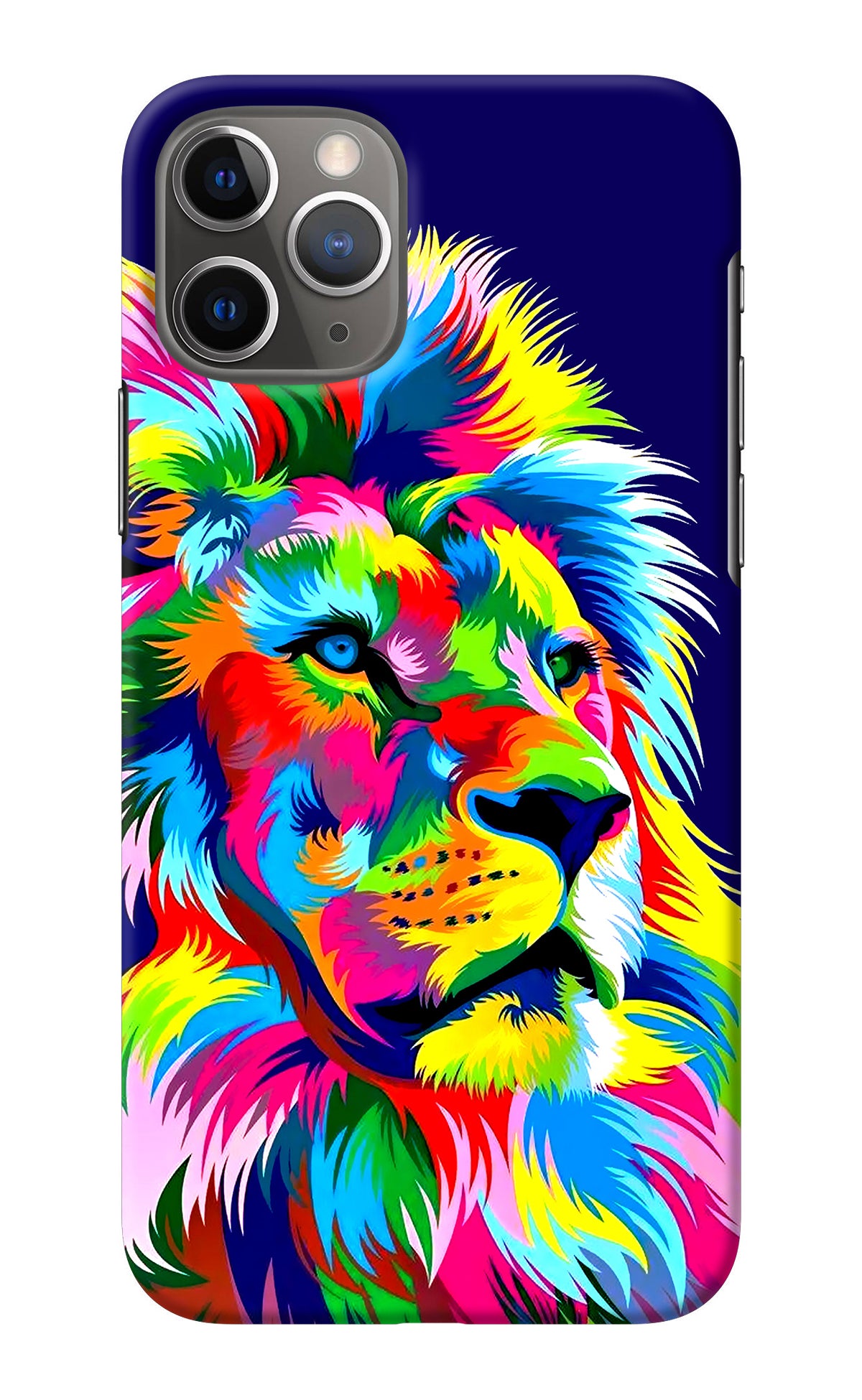 Vector Art Lion iPhone 11 Pro Back Cover