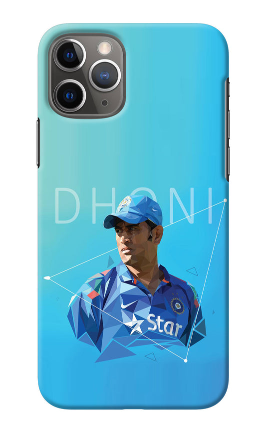 Dhoni Artwork iPhone 11 Pro Back Cover