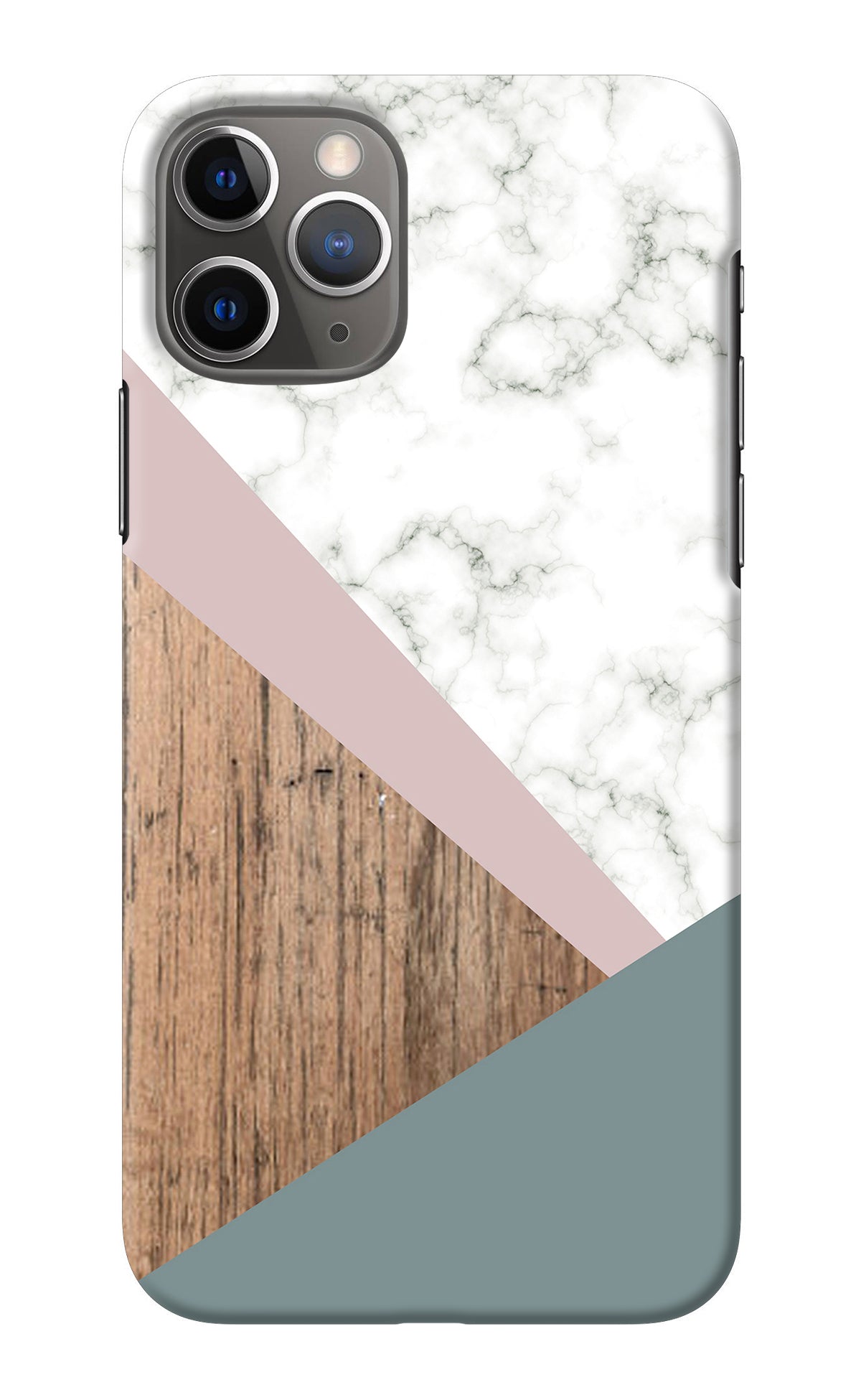 Marble wood Abstract iPhone 11 Pro Back Cover