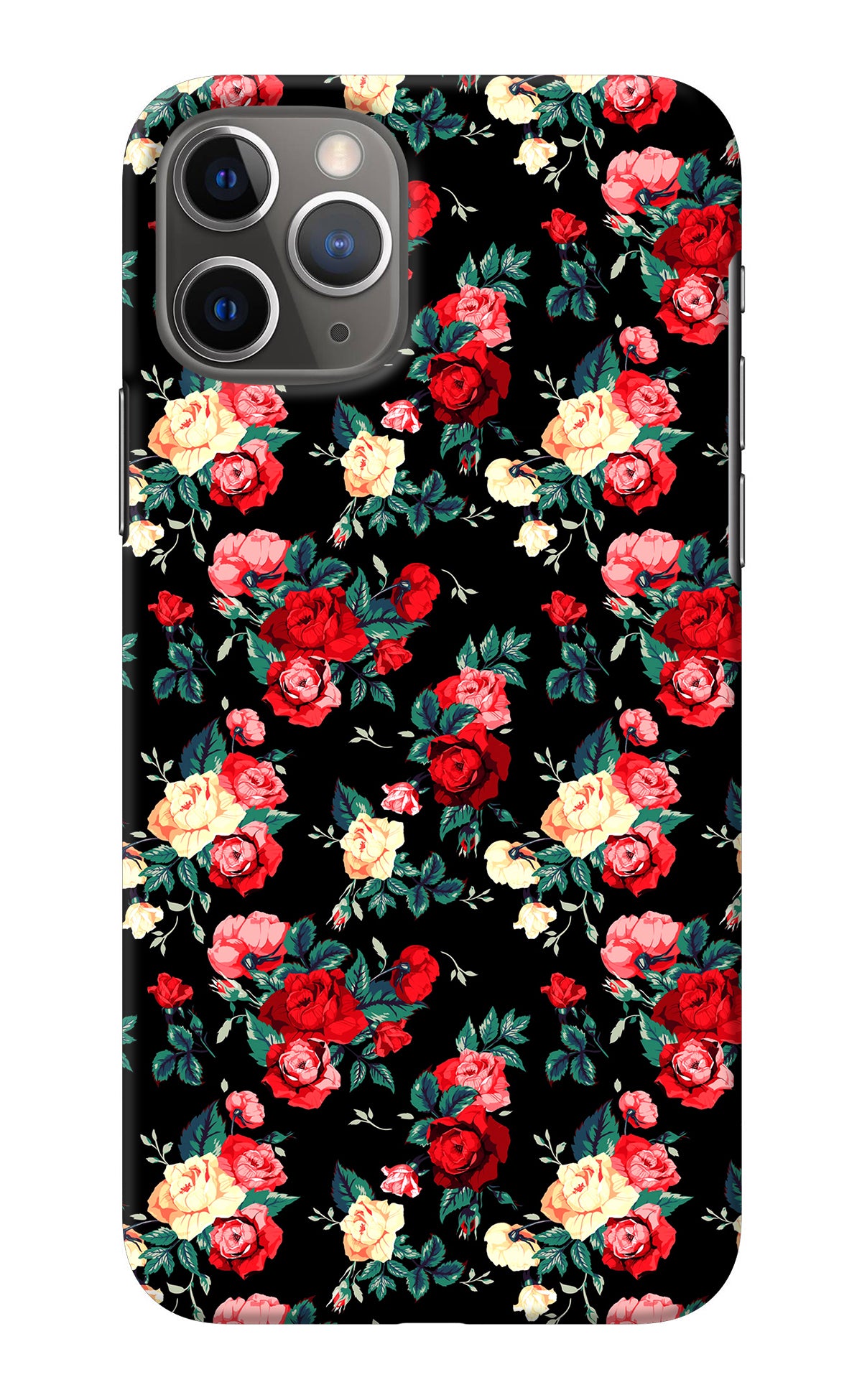 Rose Pattern iPhone 11 Pro Back Cover