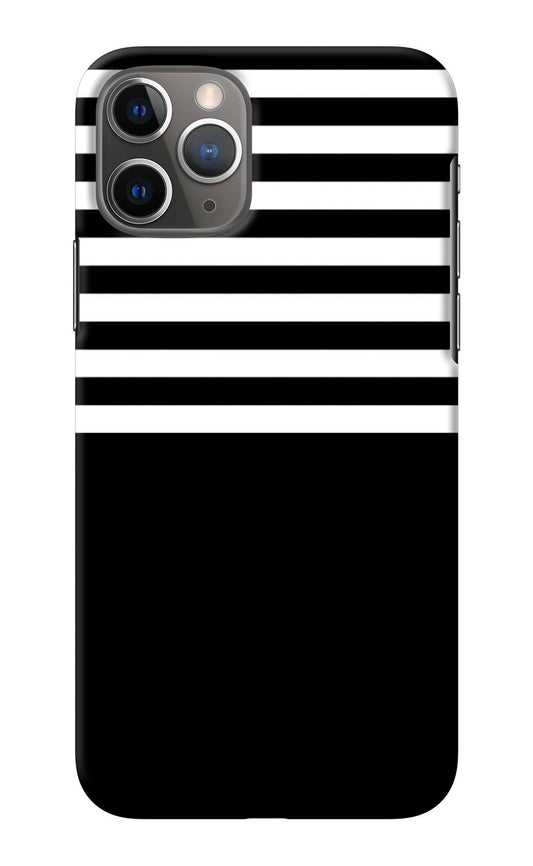 Black and White Print iPhone 11 Pro Back Cover