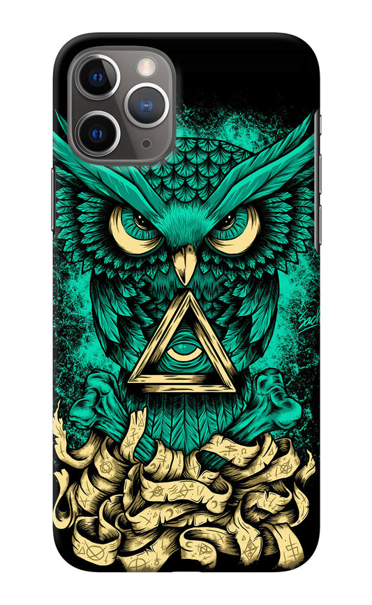 Green Owl iPhone 11 Pro Back Cover