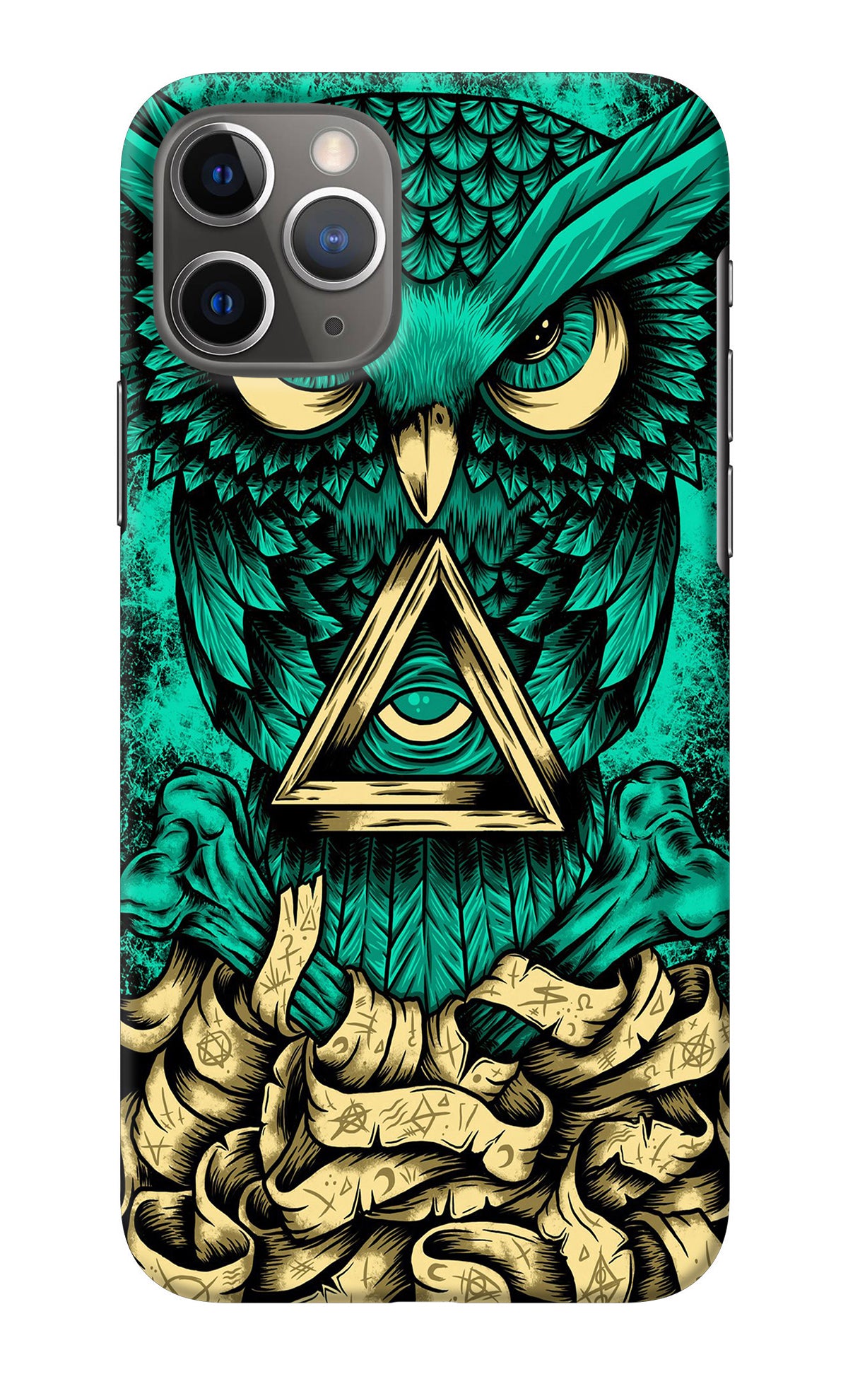 Green Owl iPhone 11 Pro Back Cover