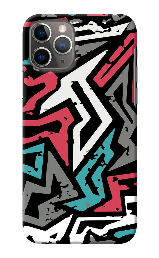 Geometric Graffiti iPhone 11 Pro Back Cover