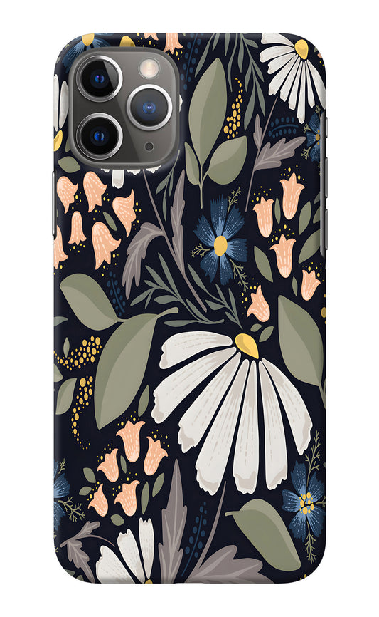 Flowers Art iPhone 11 Pro Back Cover