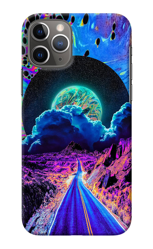 Psychedelic Painting iPhone 11 Pro Back Cover