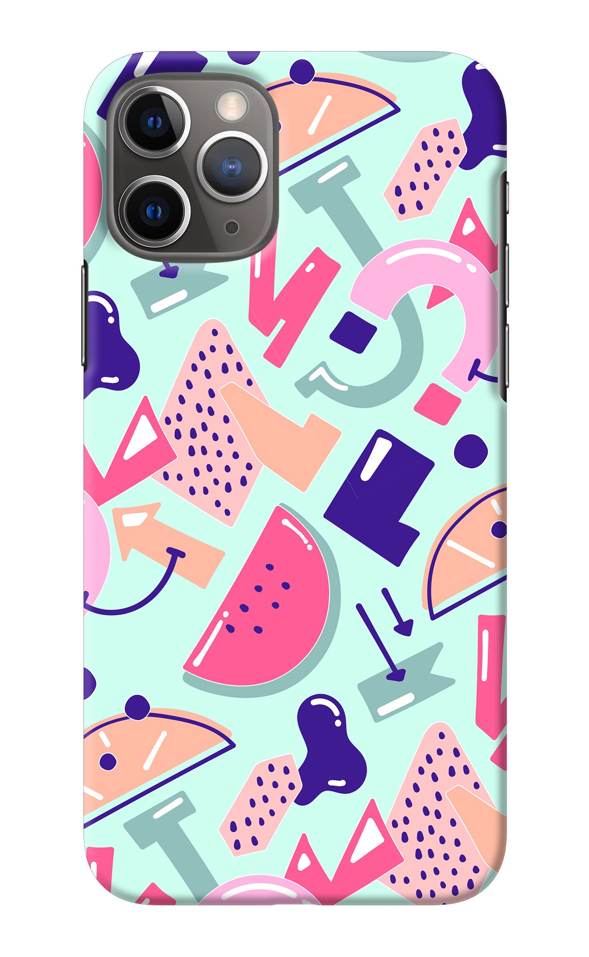 Doodle Pattern iPhone 11 Pro Back Cover