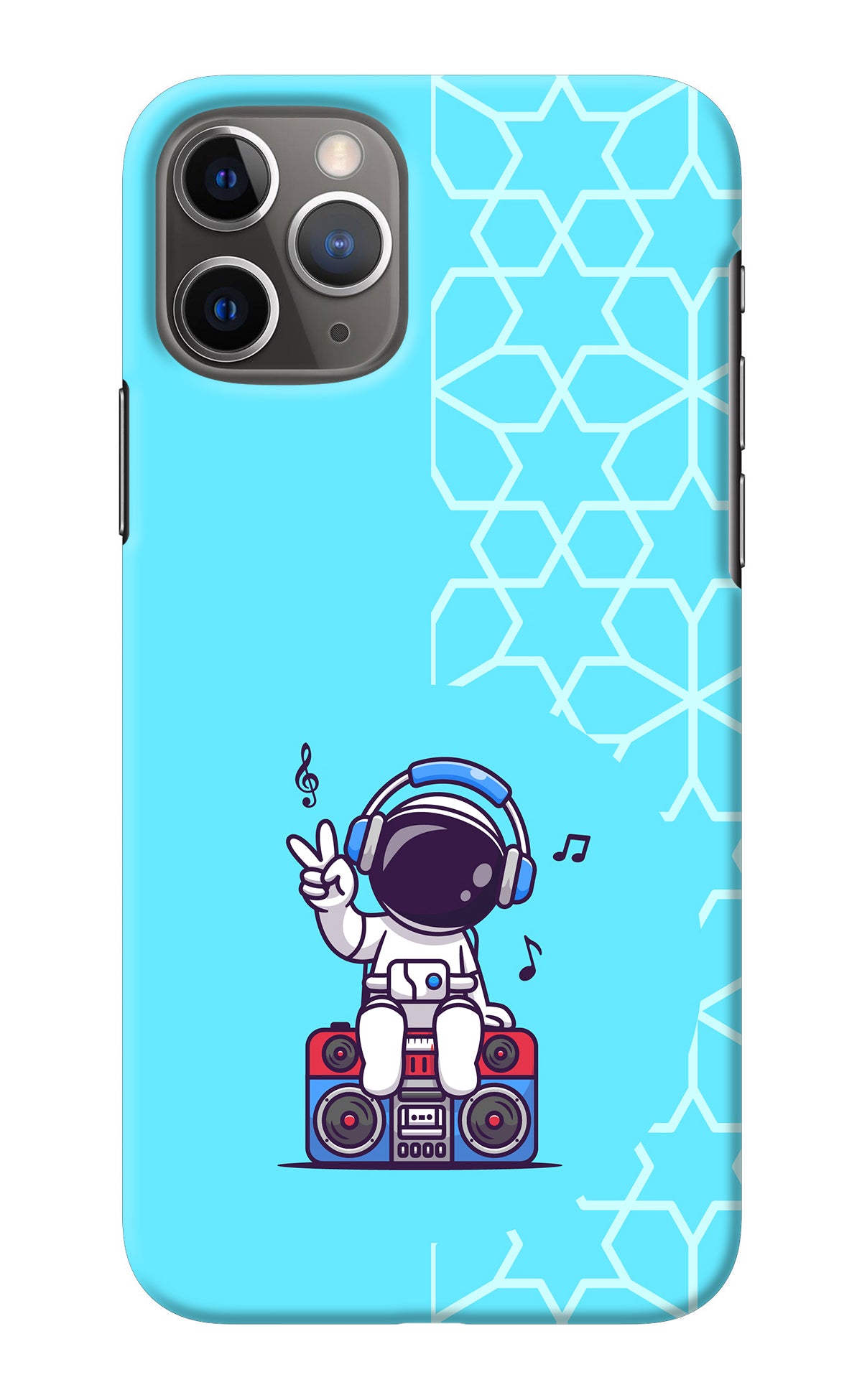 Cute Astronaut Chilling iPhone 11 Pro Back Cover