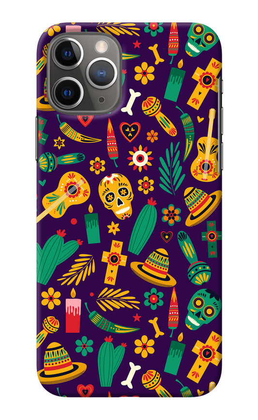 Mexican Artwork iPhone 11 Pro Back Cover