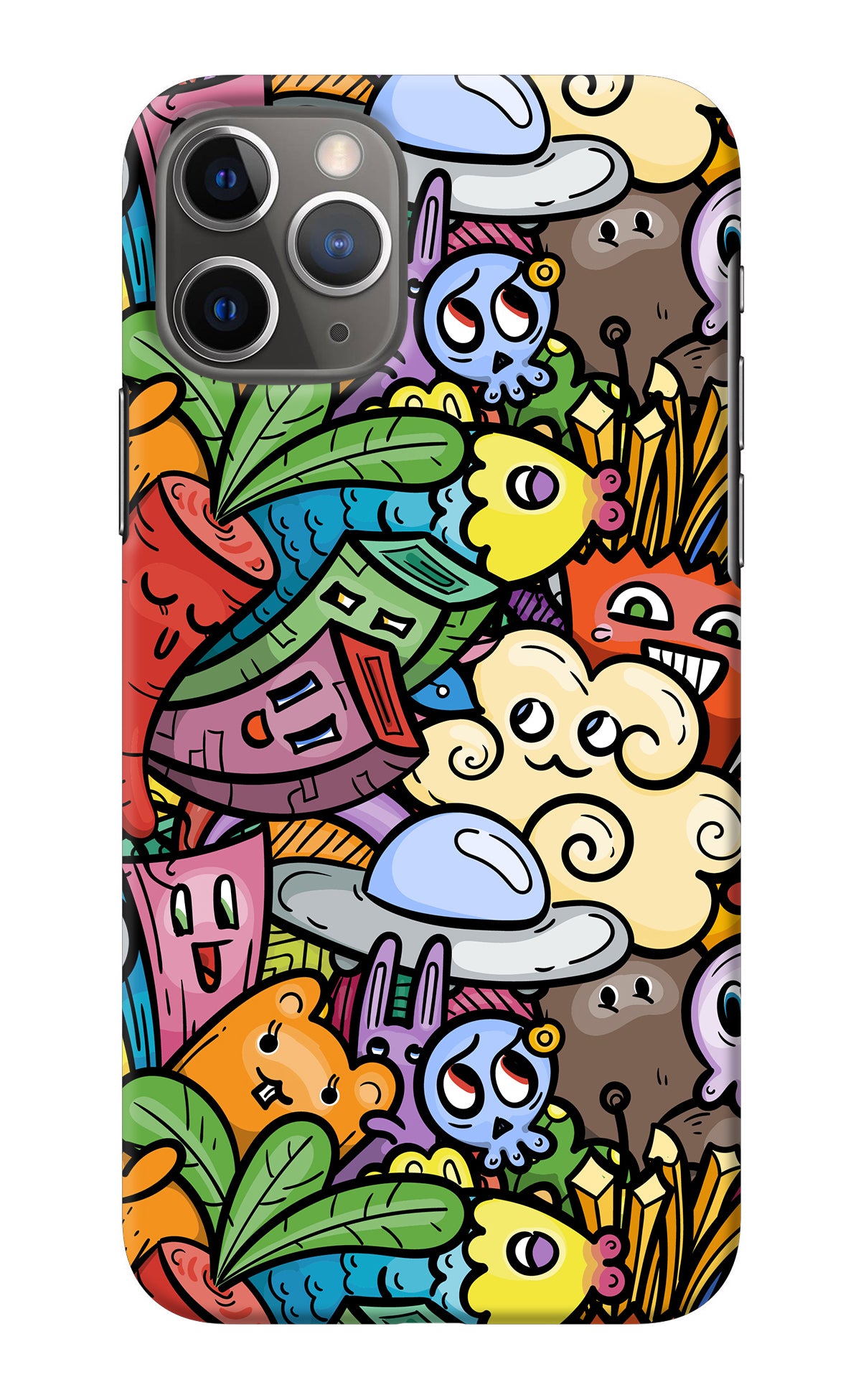 Veggie Doodle iPhone 11 Pro Back Cover