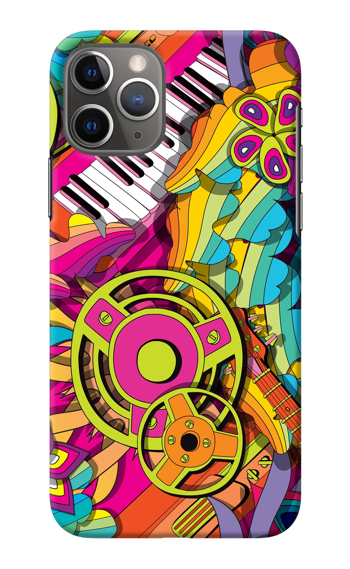 Music Doodle iPhone 11 Pro Back Cover