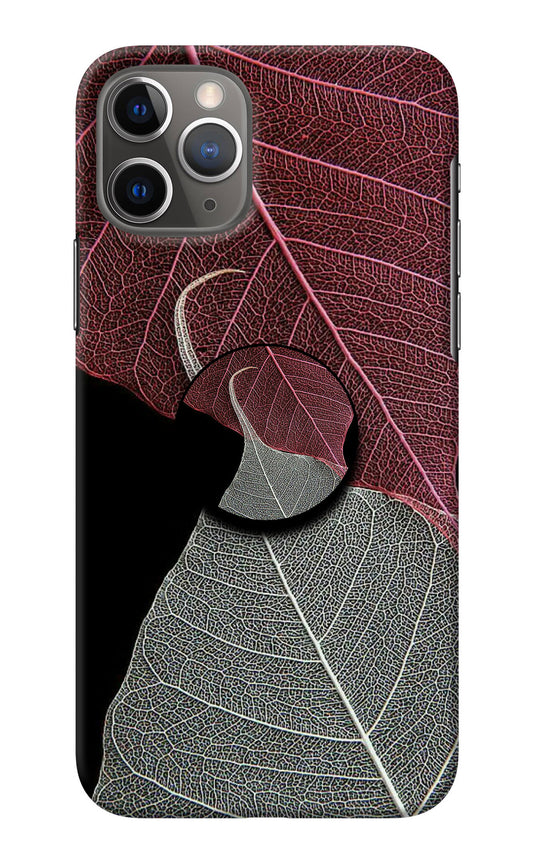 Leaf Pattern iPhone 11 Pro Pop Case