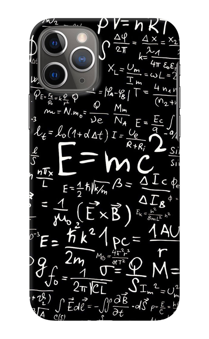 Physics Albert Einstein Formula iPhone 11 Pro Max Back Cover