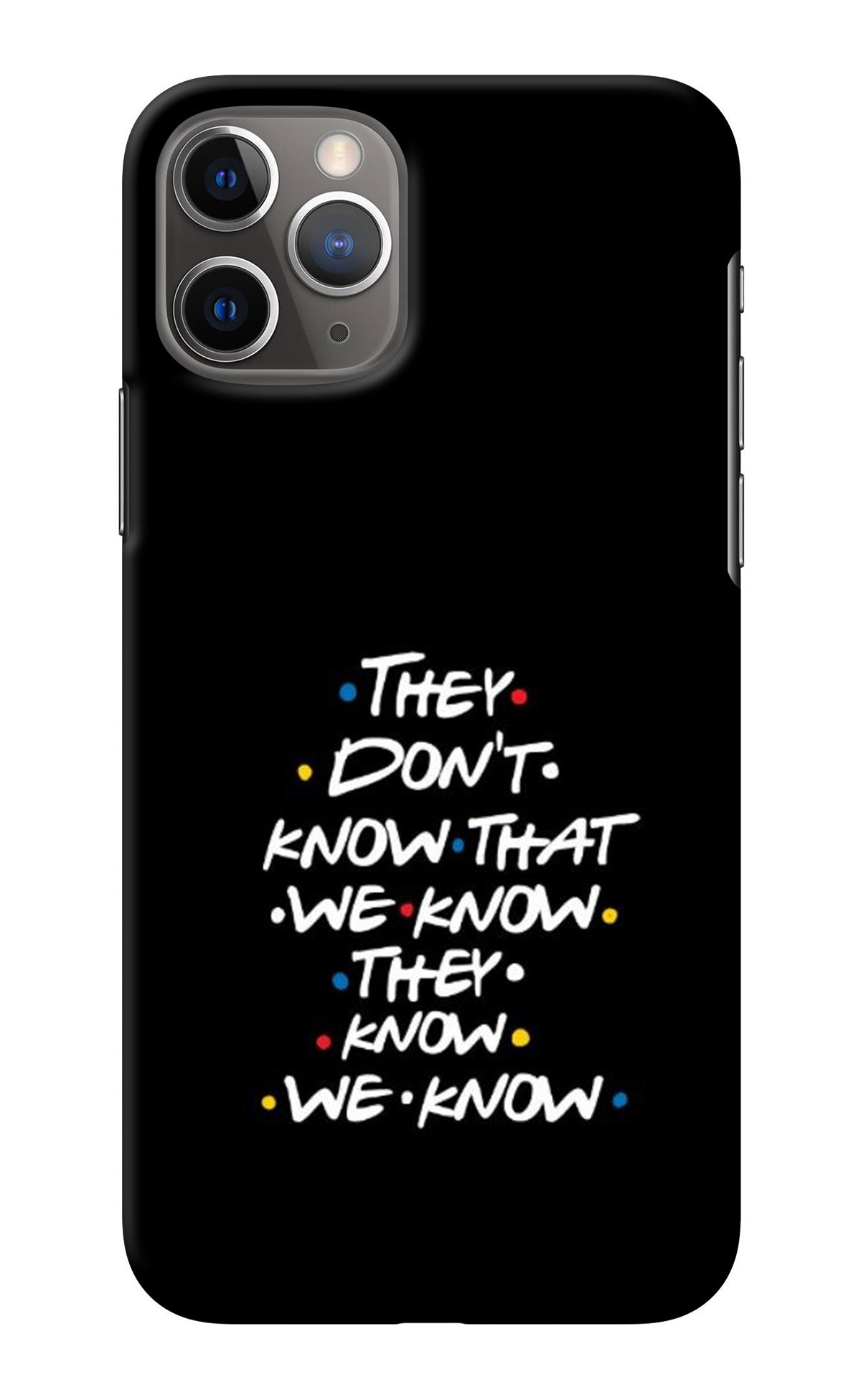 FRIENDS Dialogue iPhone 11 Pro Max Back Cover