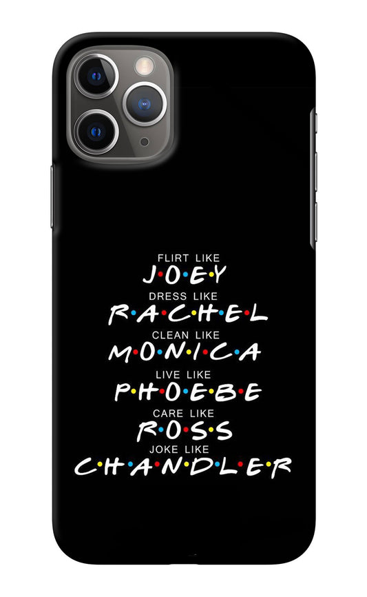 FRIENDS Character iPhone 11 Pro Max Back Cover