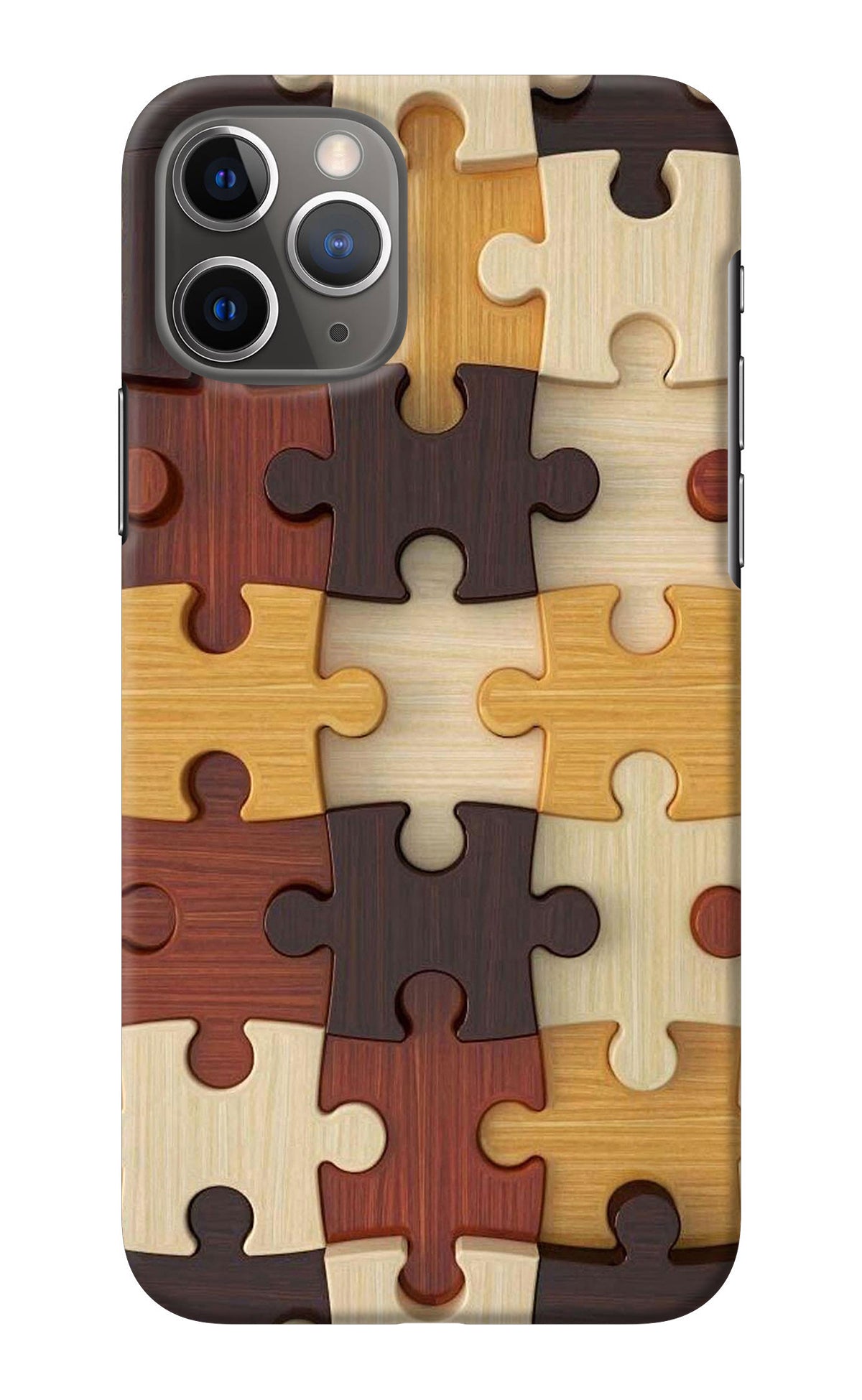 Wooden Puzzle iPhone 11 Pro Max Back Cover