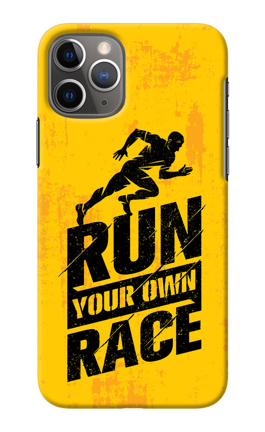 Run Your Own Race iPhone 11 Pro Max Back Cover