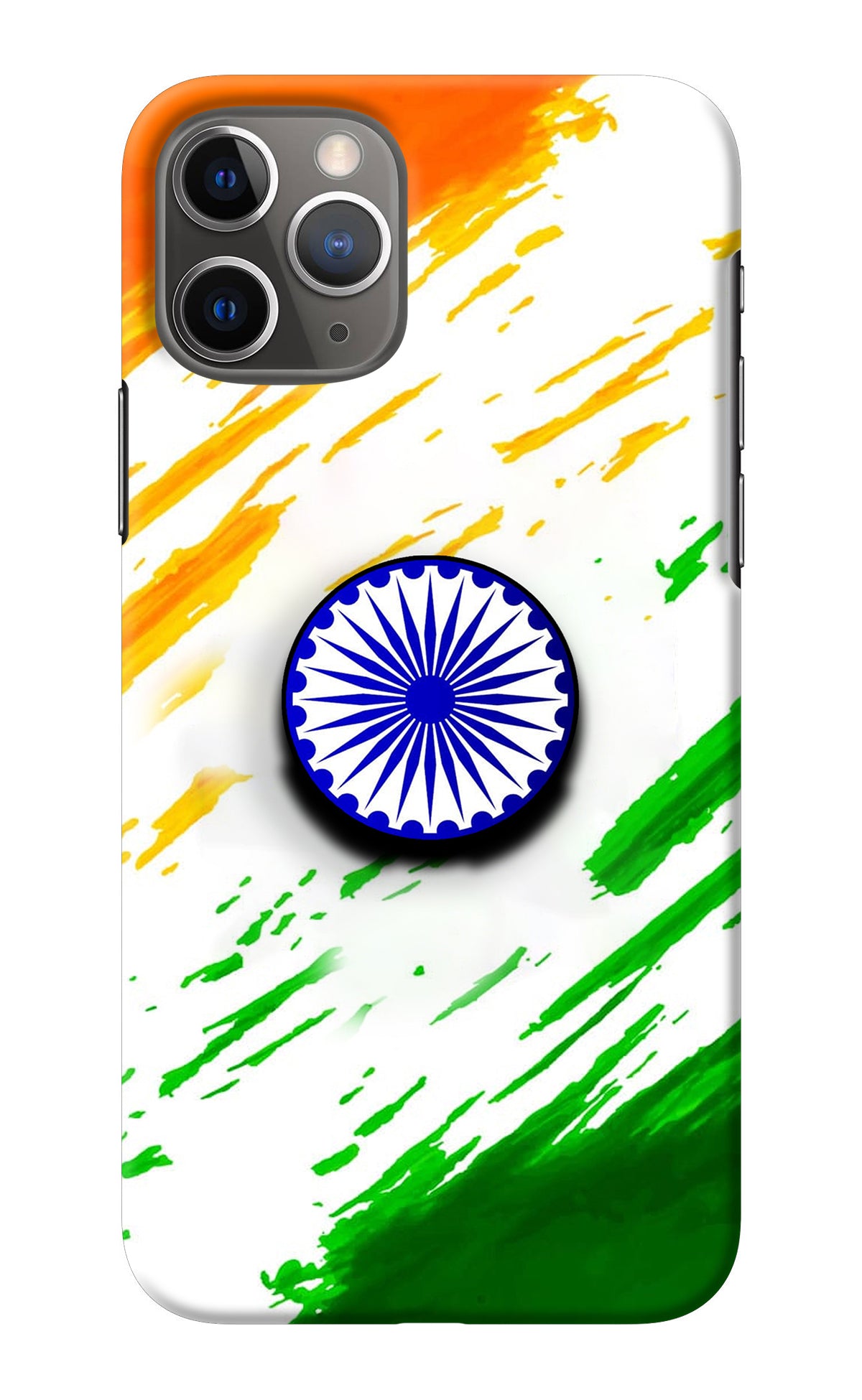 Indian Flag Ashoka Chakra iPhone 11 Pro Max Pop Case