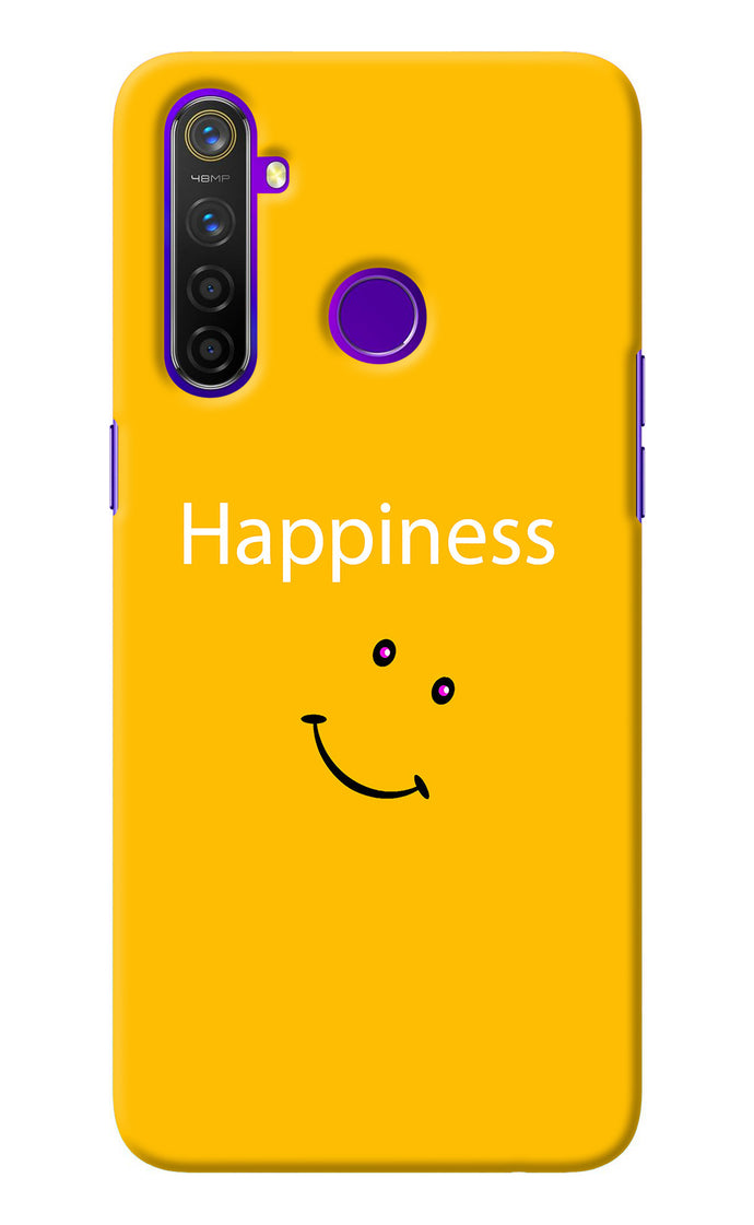 Happiness With Smiley Realme 5 Pro Back Cover