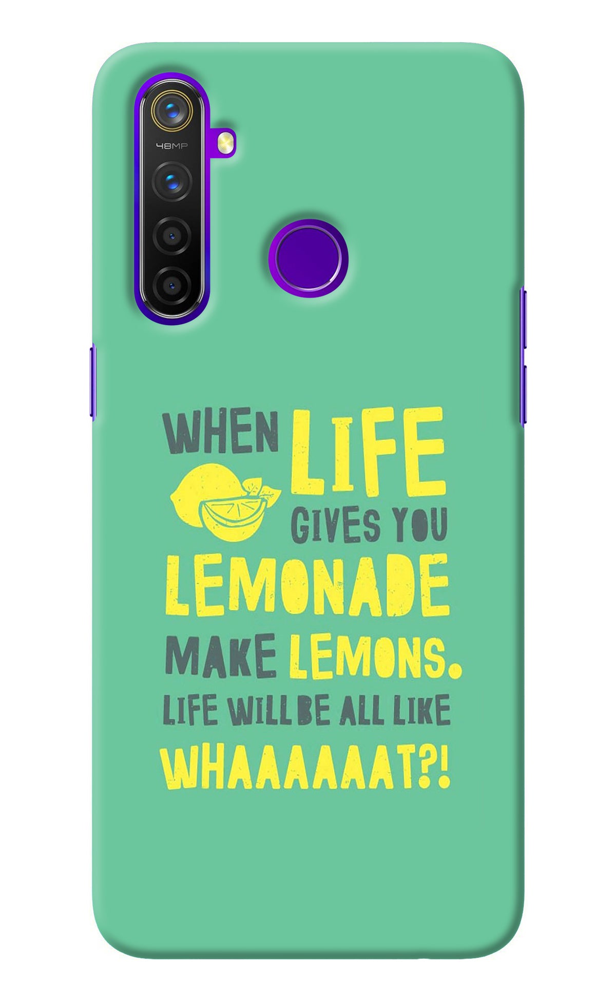 Quote Realme 5 Pro Back Cover