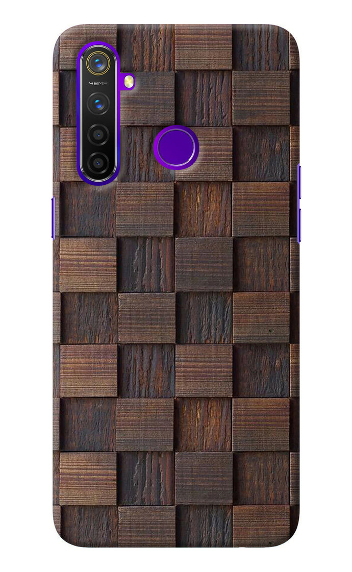 Wooden Cube Design Realme 5 Pro Back Cover