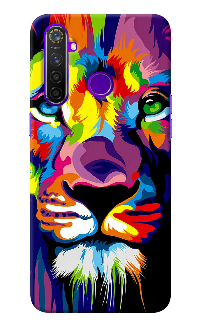 Lion Realme 5 Pro Back Cover