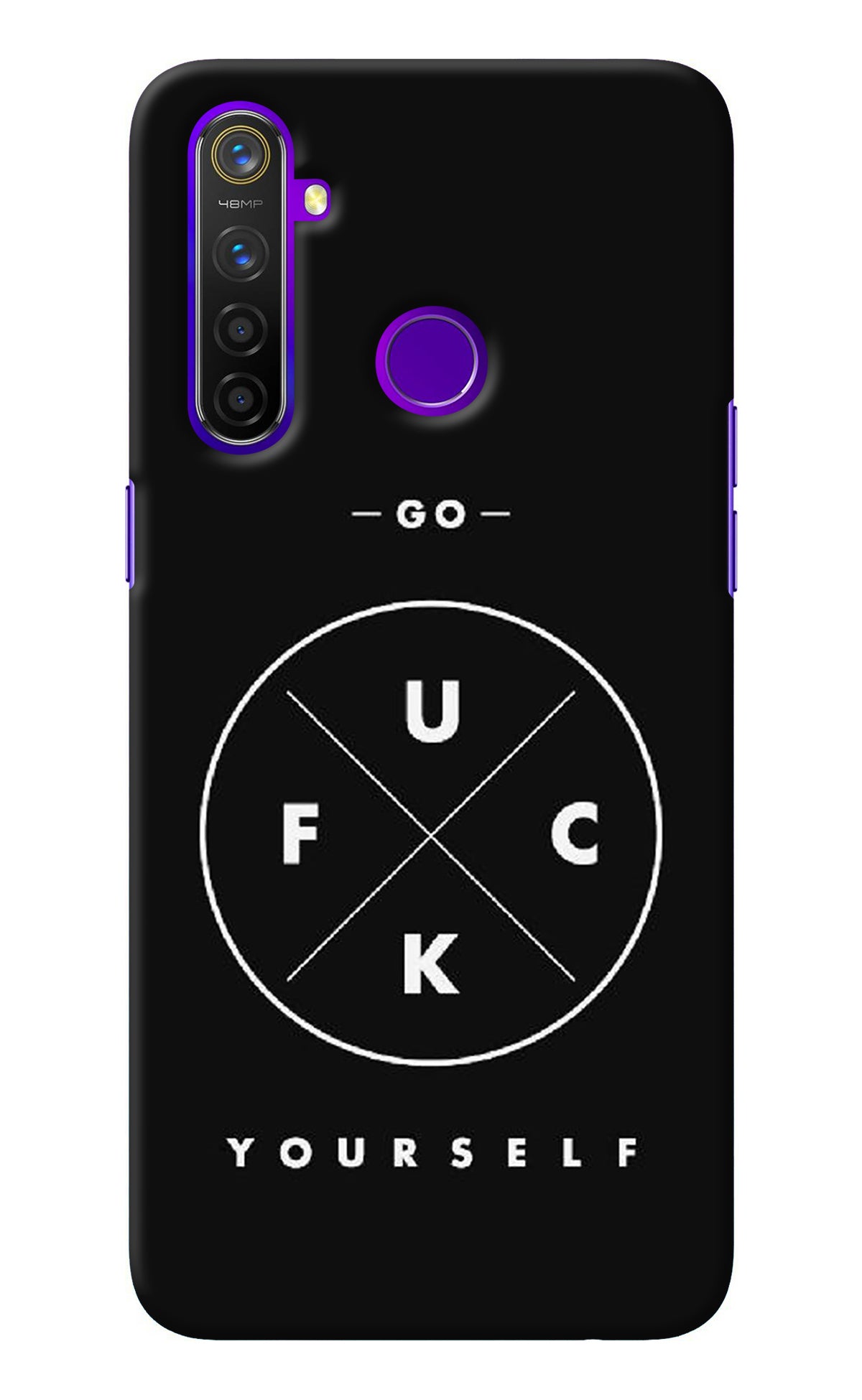 Go Fuck Yourself Realme 5 Pro Back Cover