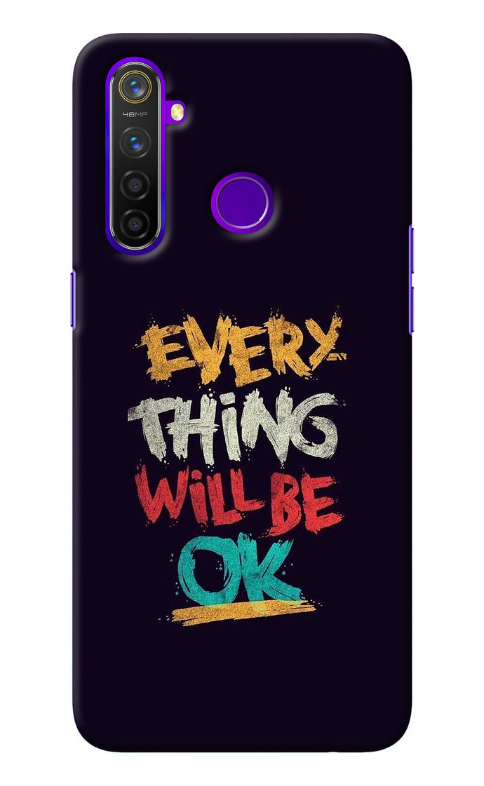 Everything Will Be Ok Realme 5 Pro Back Cover