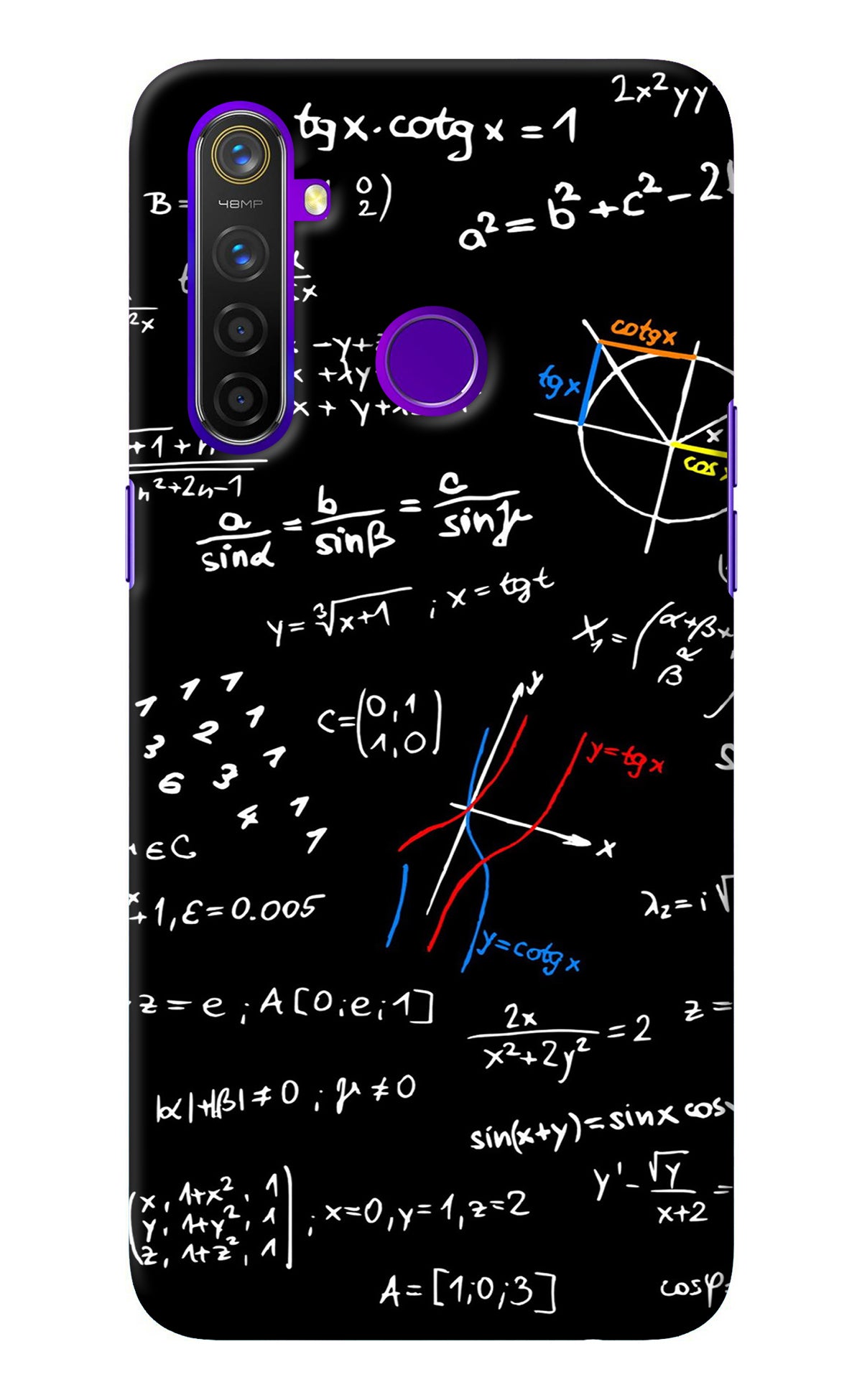 Mathematics Formula Realme 5 Pro Back Cover