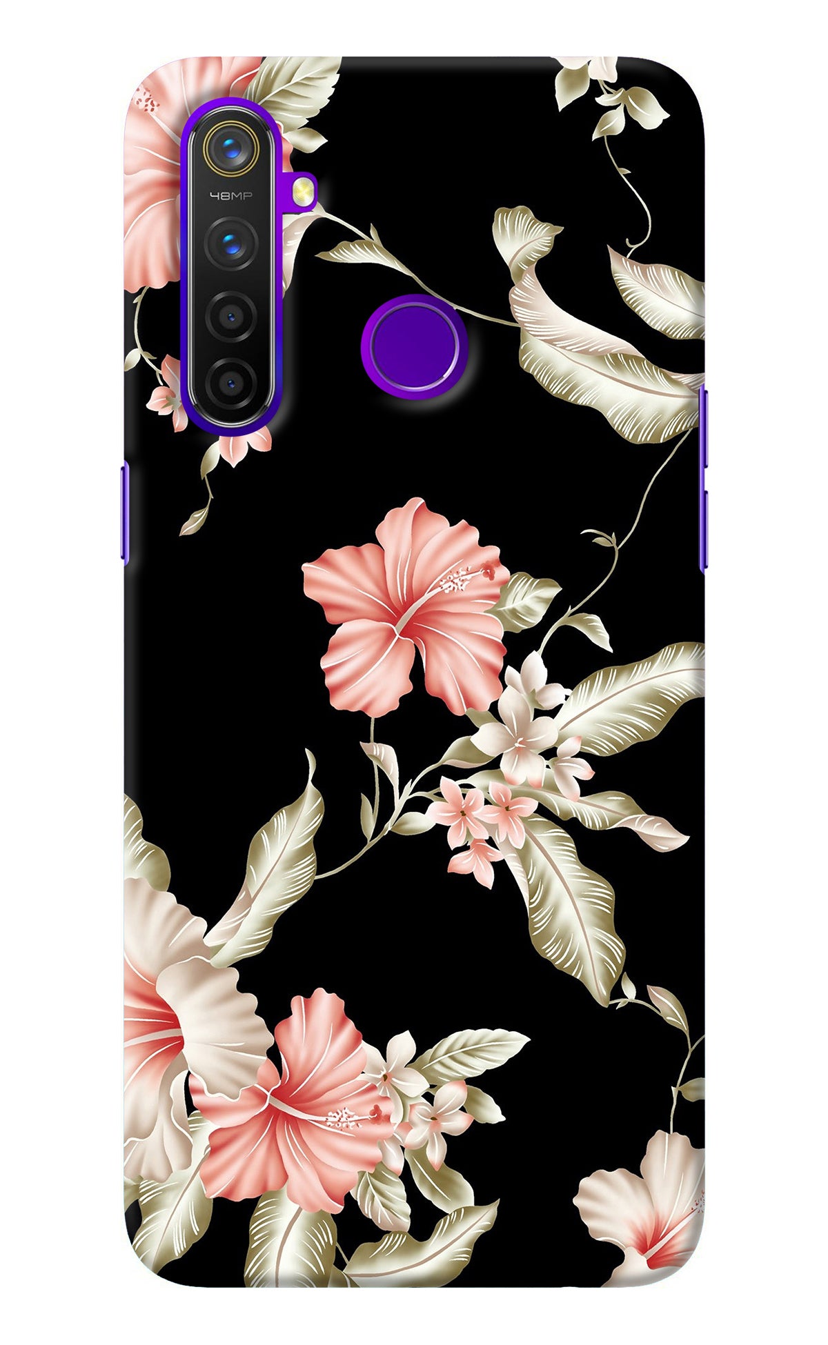 Flowers Realme 5 Pro Back Cover