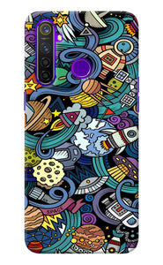 Space Abstract Realme 5 Pro Back Cover