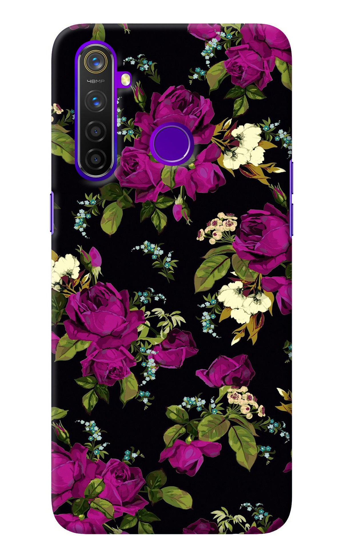 Flowers Realme 5 Pro Back Cover