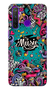 Music Graffiti Realme 5 Pro Back Cover