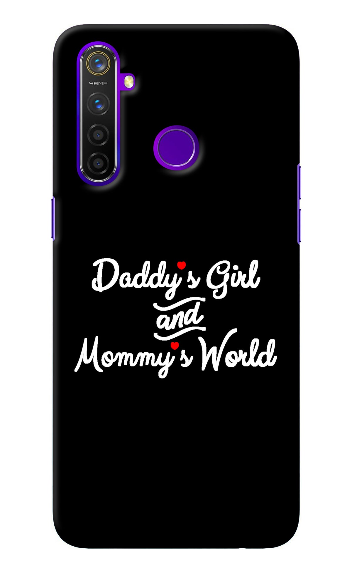 Daddy's Girl and Mommy's World Realme 5 Pro Back Cover