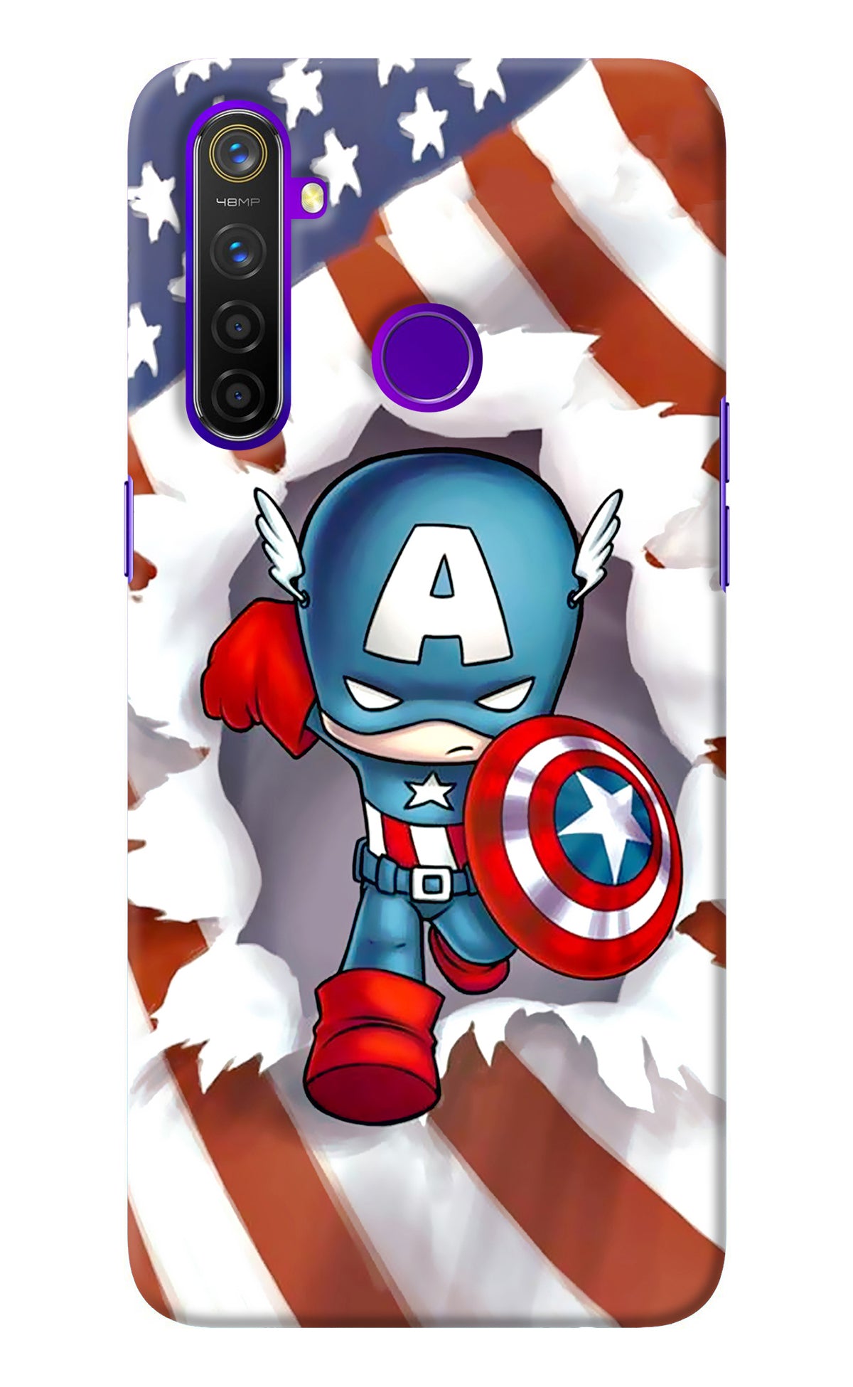 Captain America Realme 5 Pro Back Cover