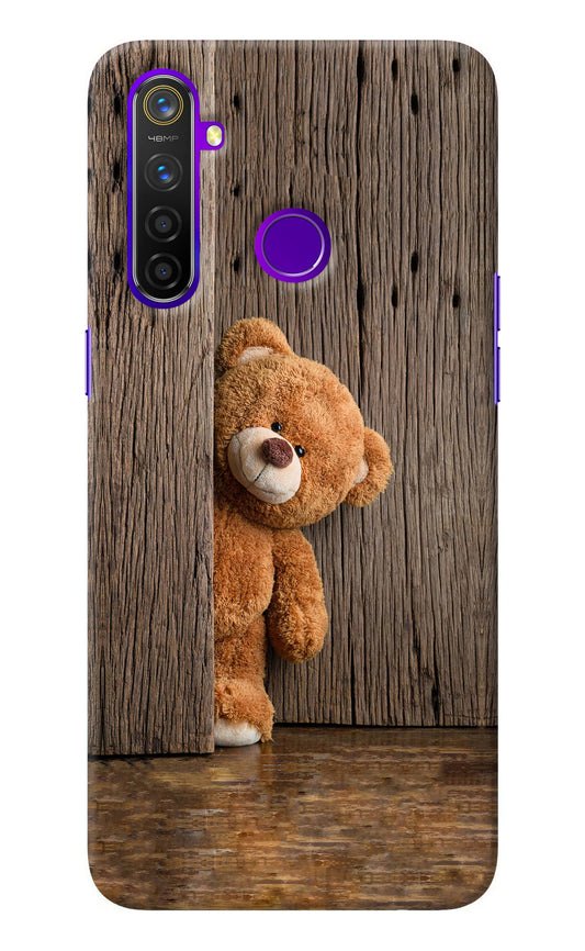 Teddy Wooden Realme 5 Pro Back Cover