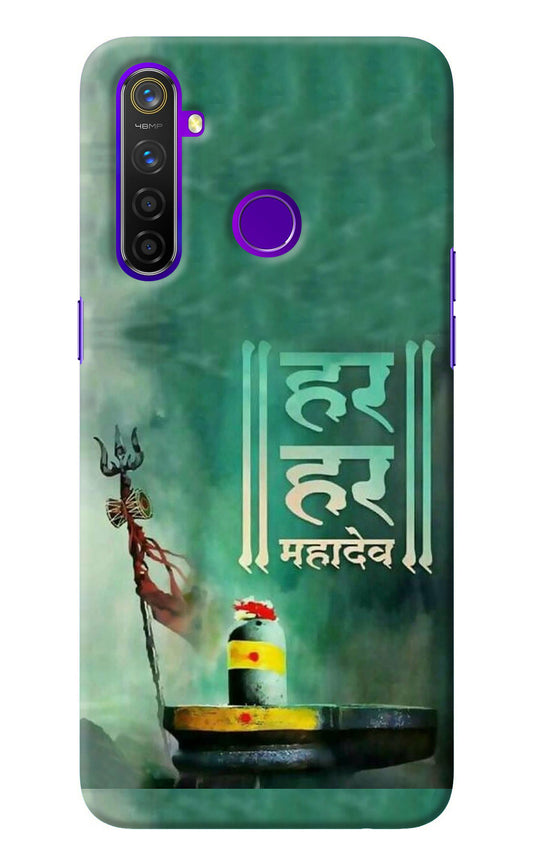 Har Har Mahadev Shivling Realme 5 Pro Back Cover