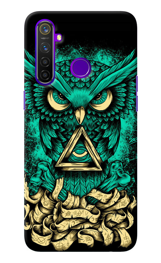 Green Owl Realme 5 Pro Back Cover