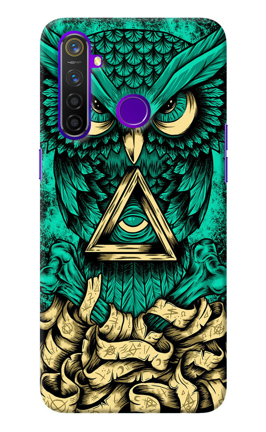 Green Owl Realme 5 Pro Back Cover