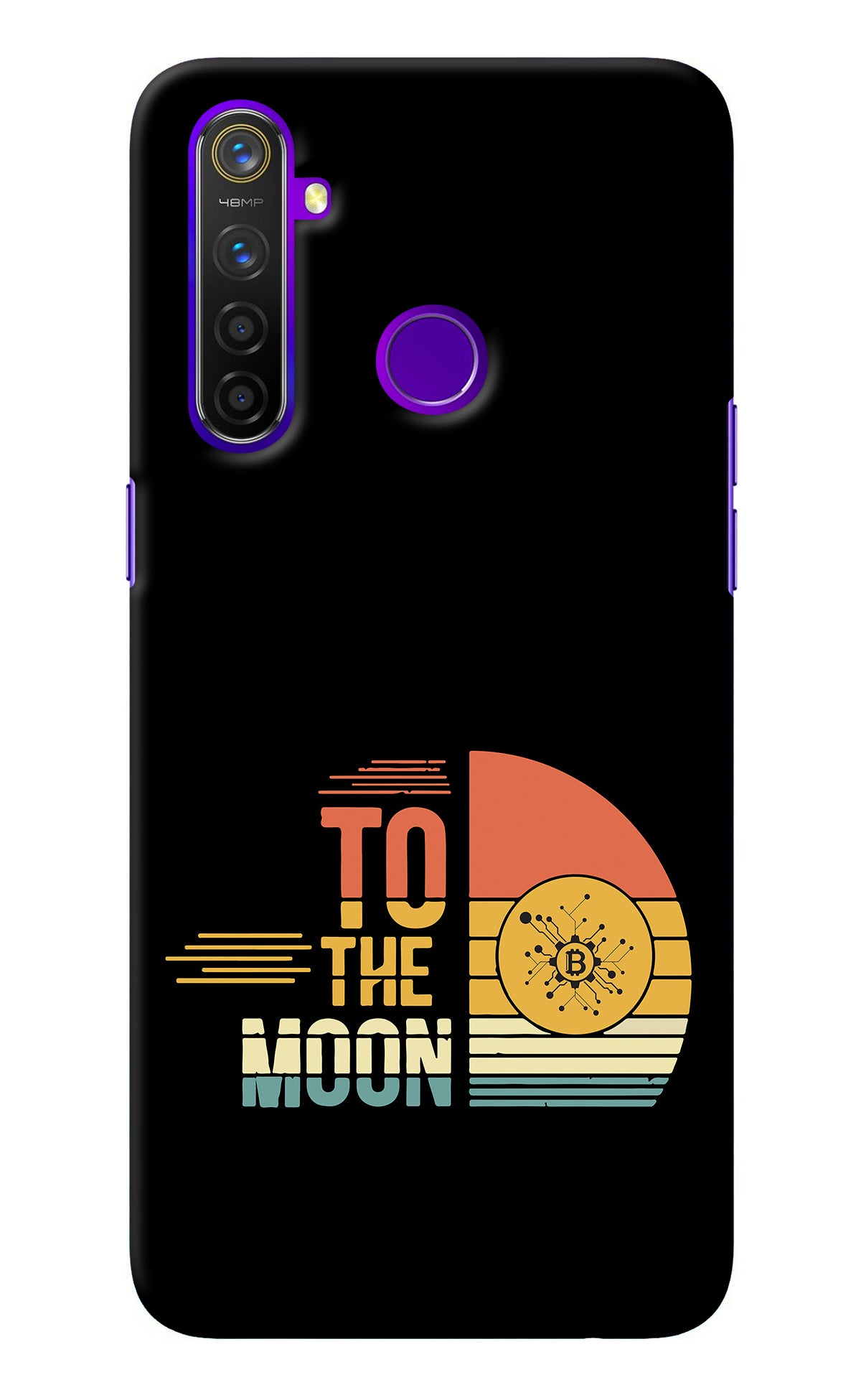 To the Moon Realme 5 Pro Back Cover