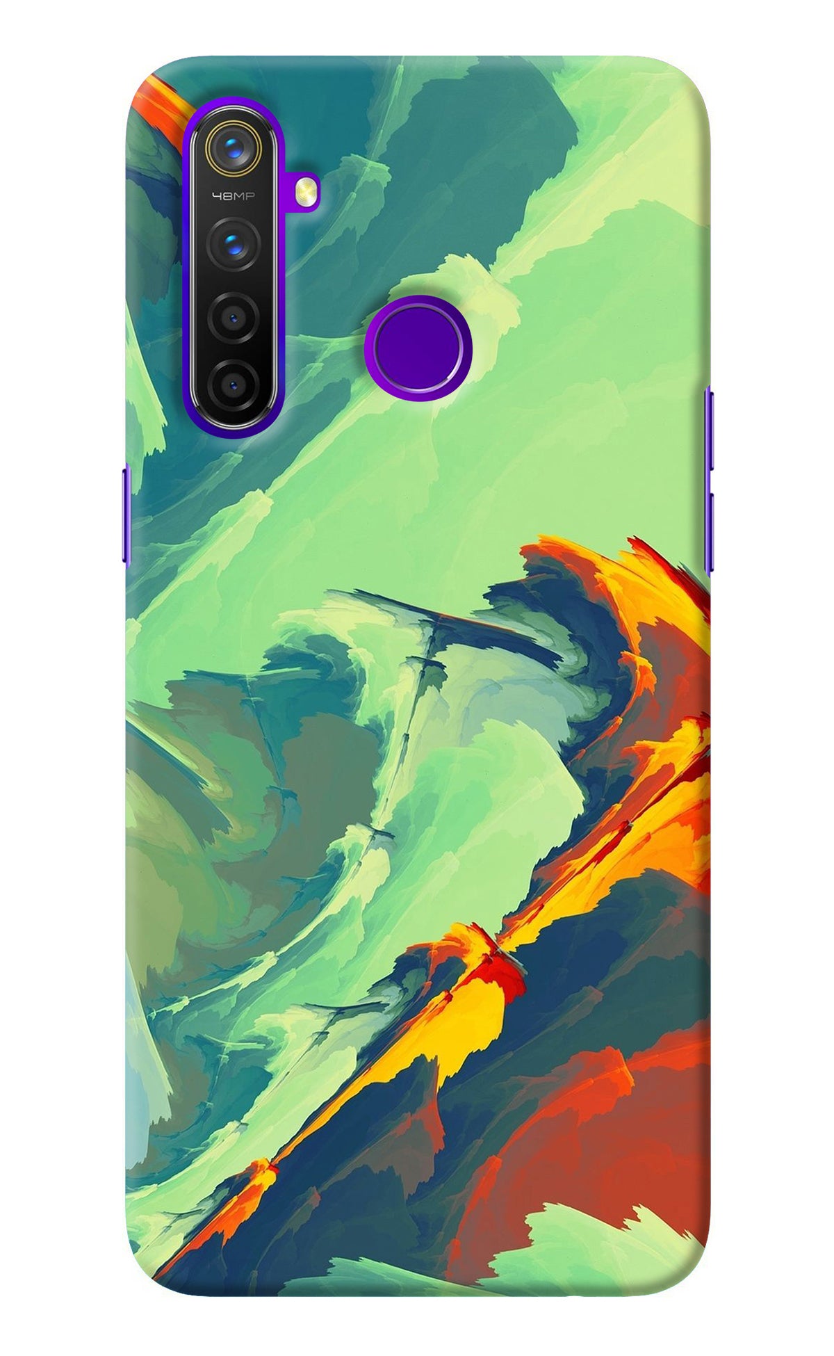 Paint Art Realme 5 Pro Back Cover