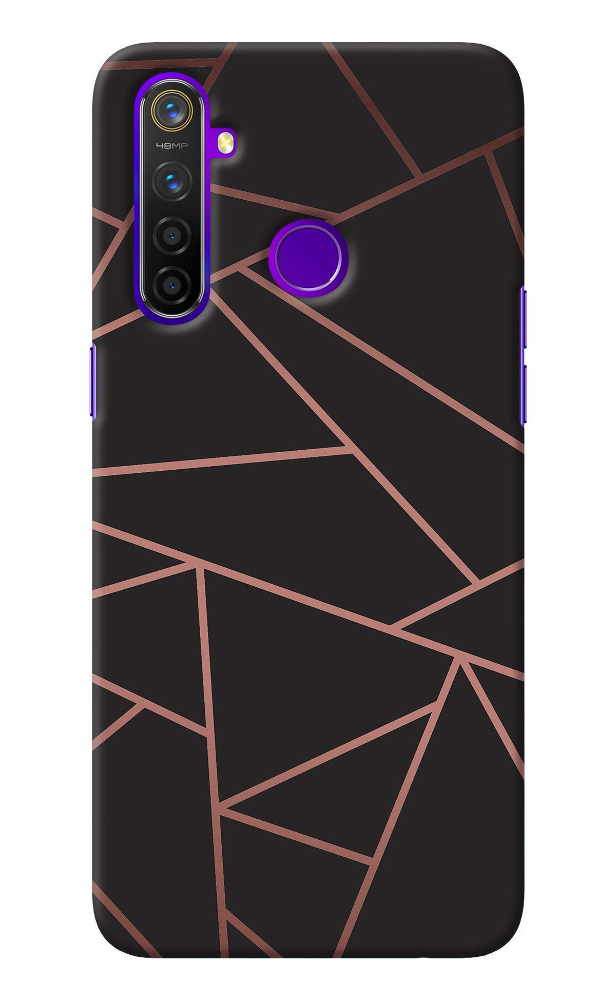 Geometric Pattern Realme 5 Pro Back Cover